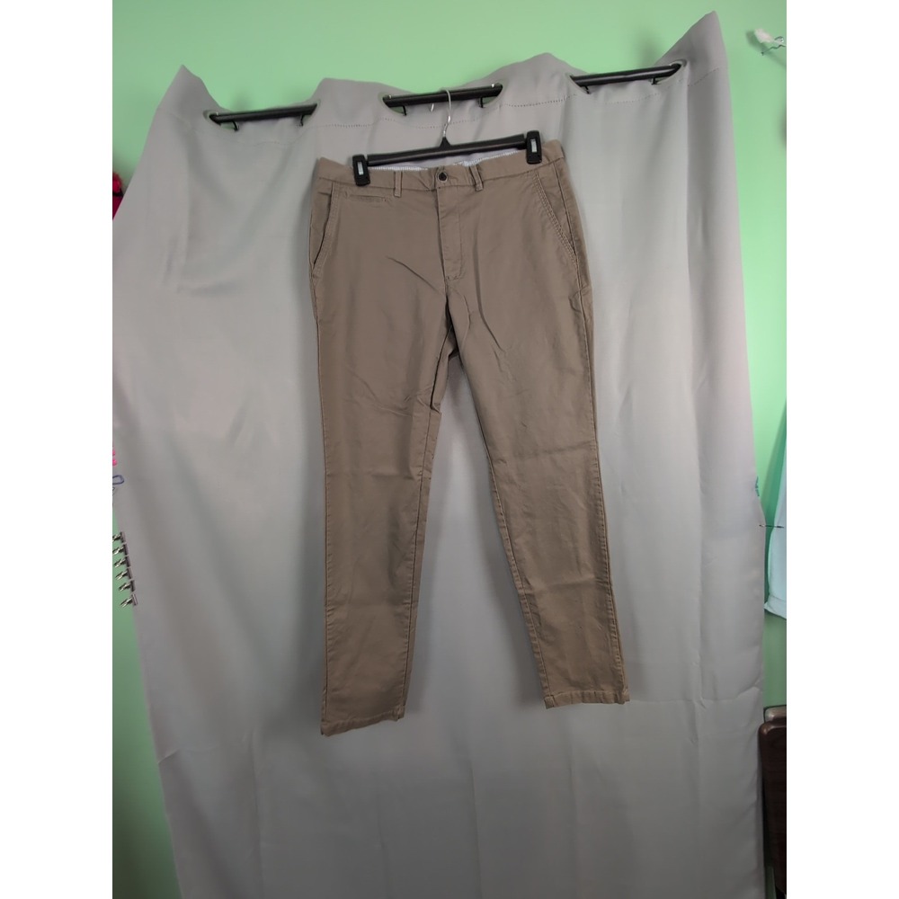 Perk Feel Good Chinos Mens 36/34 Khaki Excellent